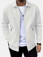 Veste Matière Stretch Coupe Droite Pour Homme