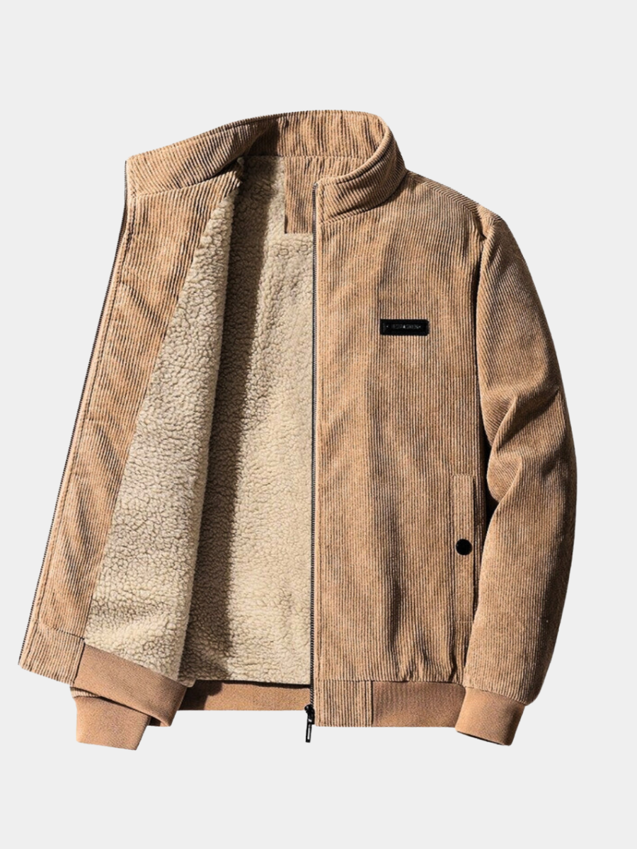 Homme Veste Velours Côtelé