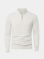 Homme Pull Col Zippé