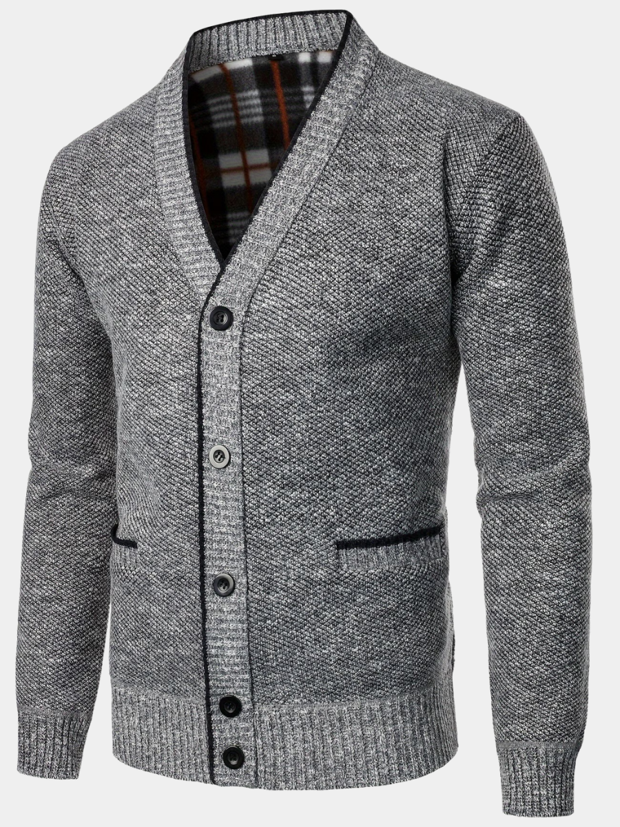 Cardigan Matière Stretch Pour Homme