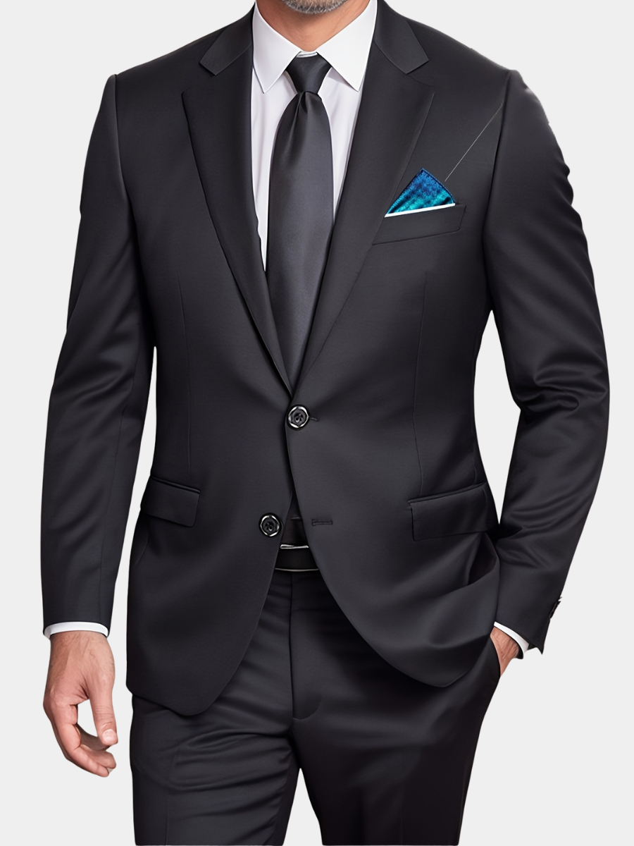Costume 2 Pièces Coupe Droite Pour Homme