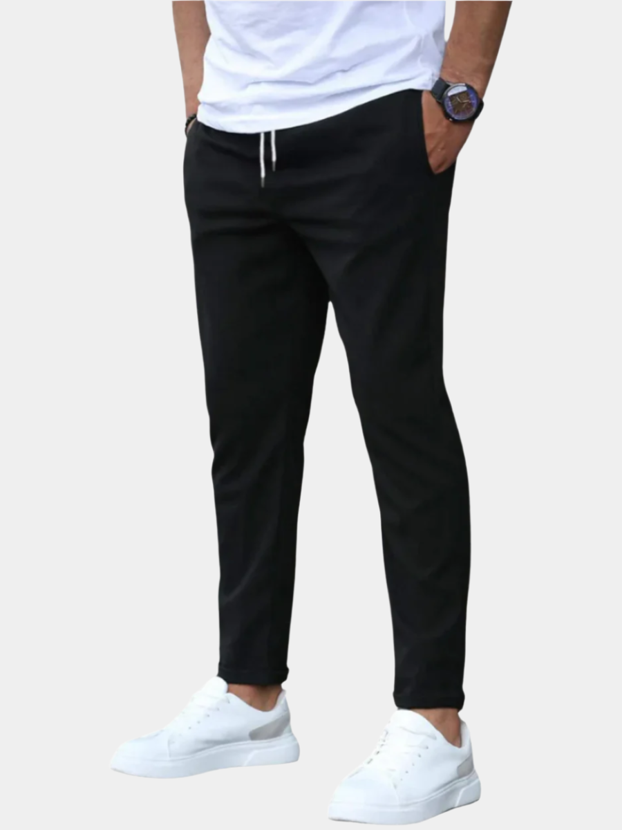 Pantalon Matière Stretch Coupe Ajustée 2 Pour Homme