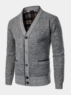 Homme Cardigan Col V