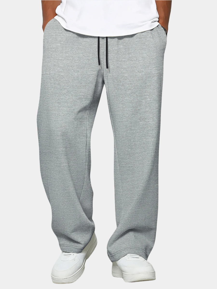 Homme Pantalon Large Cordon