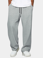 Homme Pantalon Large Cordon