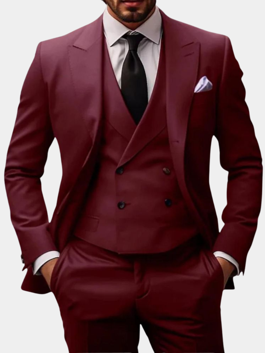 Homme Costume Trois Pièces