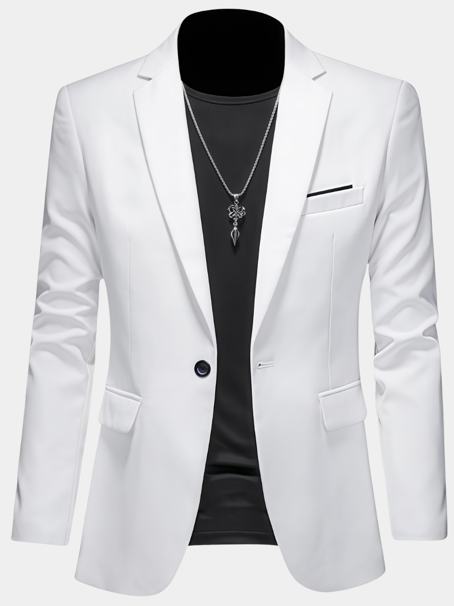 Blazer Coupe Ajustée Pour Homme