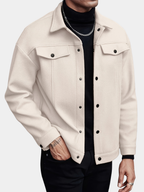 Veste Matière Stretch Pour Homme