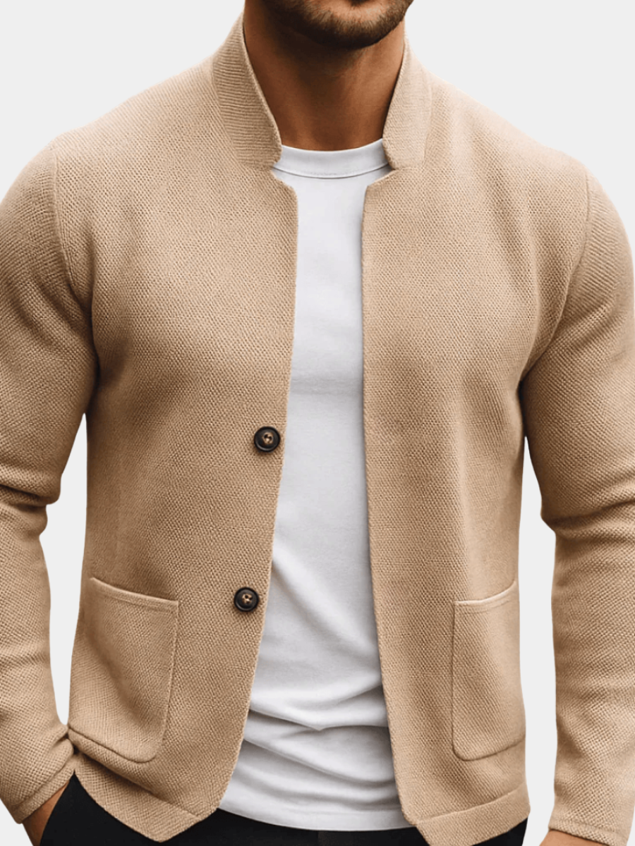 Homme Cardigan Maille Poches