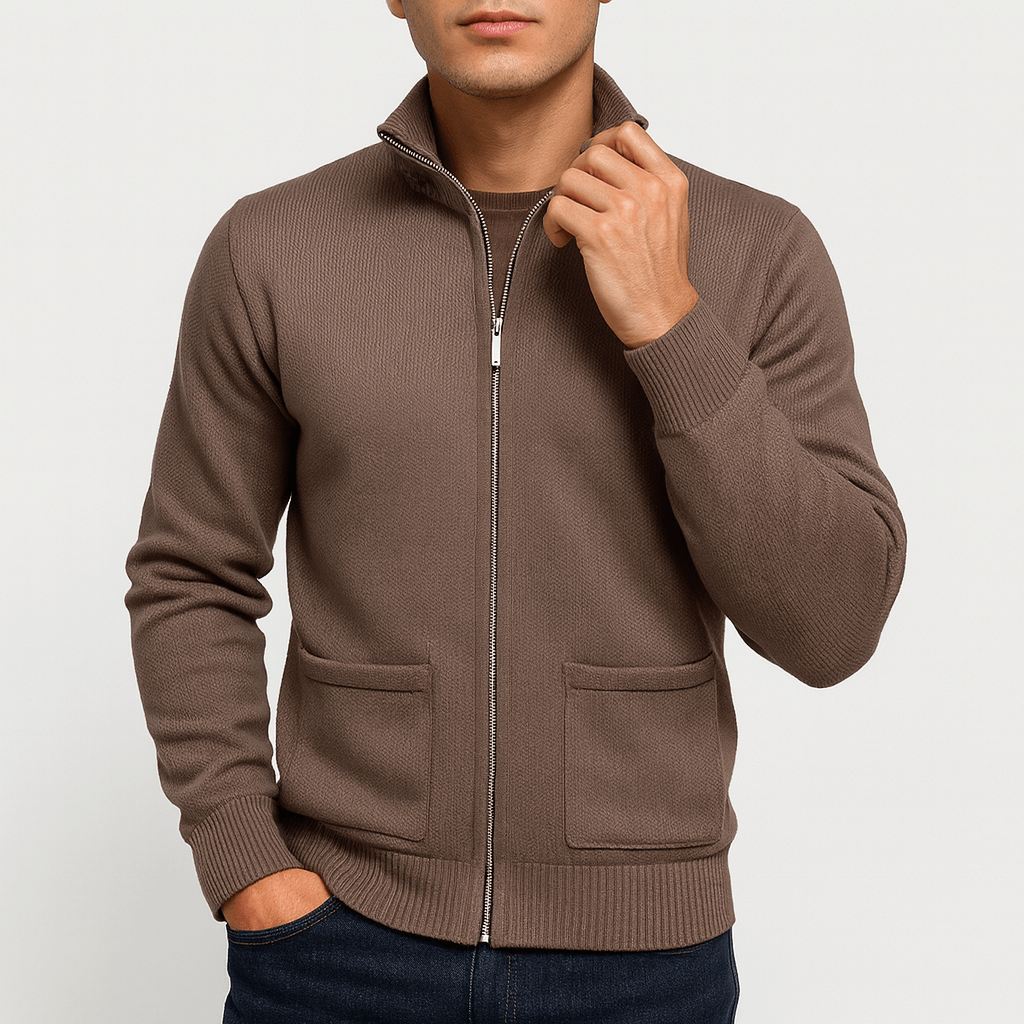 Homme Cardigan Coton Léger