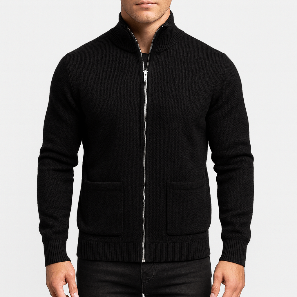 Cardigan Coton Respirant Léger Poches Latérales Pour Homme
