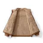 Veste Matelassé Fermeture Zippée Pour Homme