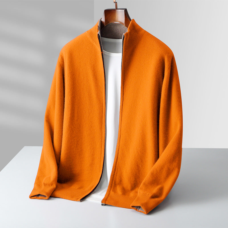 Homme Cardigan Maille Zippé
