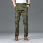 Homme Pantalon Chino Carreaux