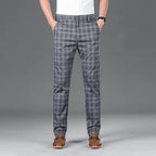 Homme Pantalon Chino Carreaux
