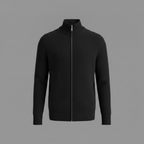 Homme Cardigan Côtelé Ajusté