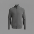 Homme Cardigan Côtelé Ajusté