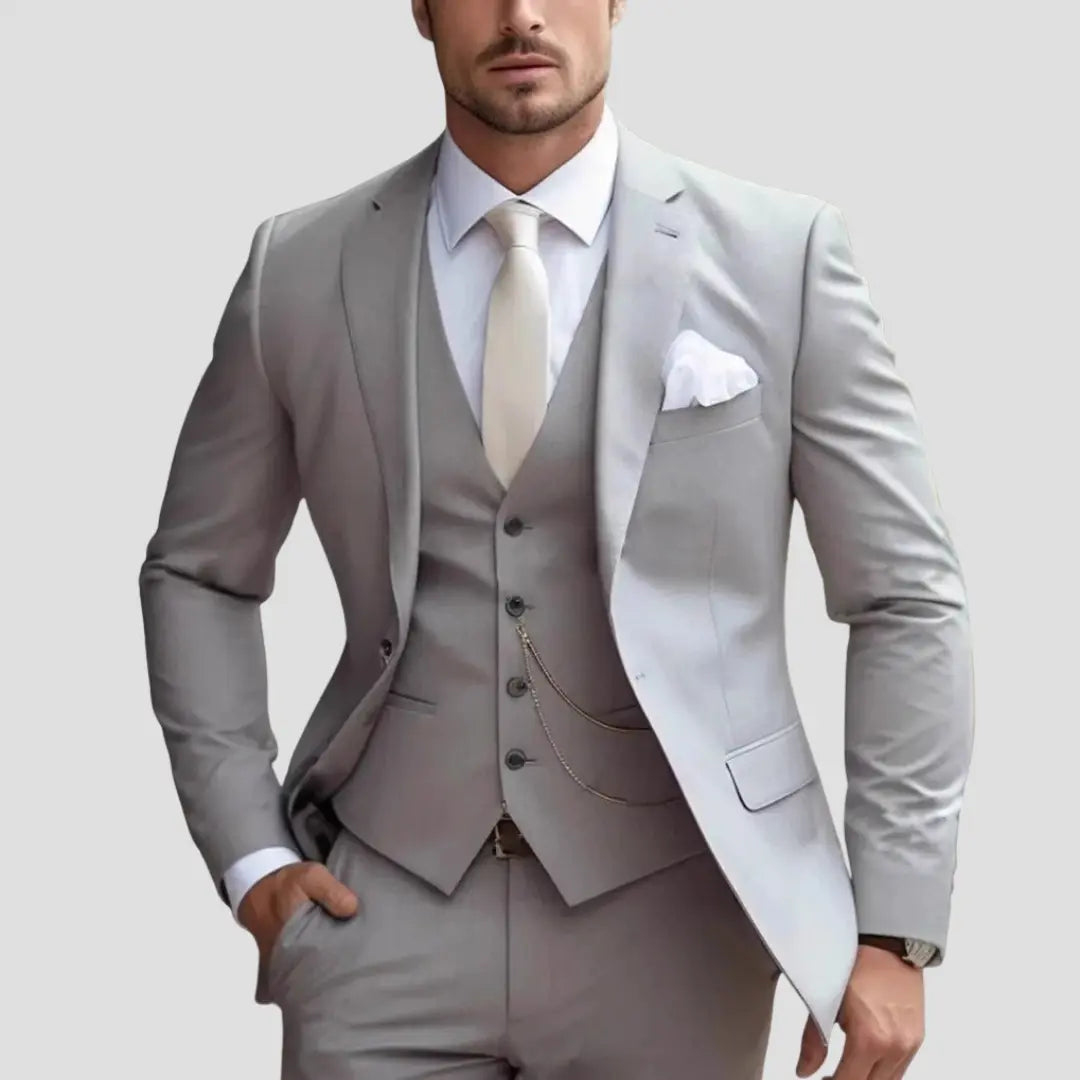 Costume 2 Pièces Coupe Ajustée Pour Homme