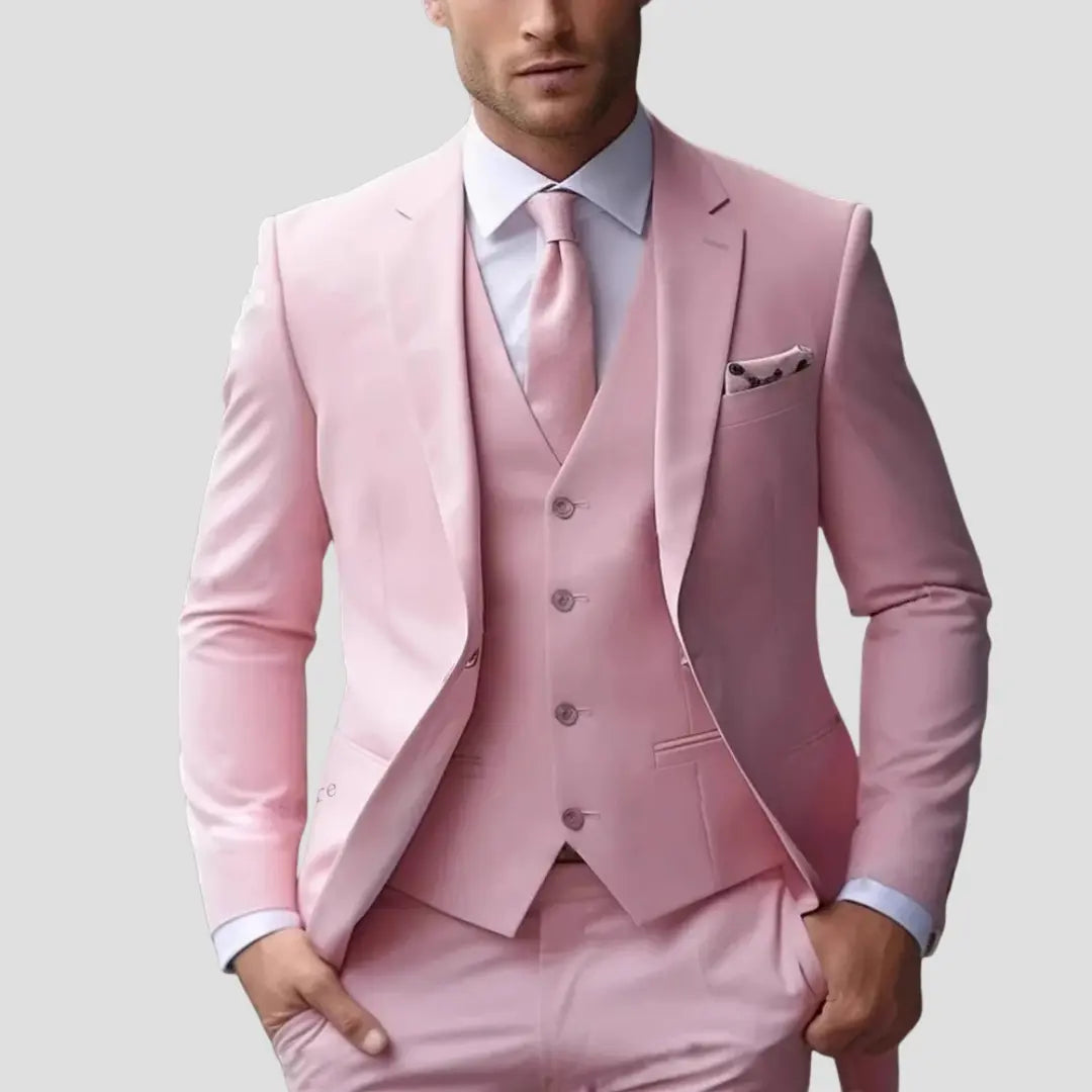 Costume 2 Pièces Coupe Ajustée Pour Homme