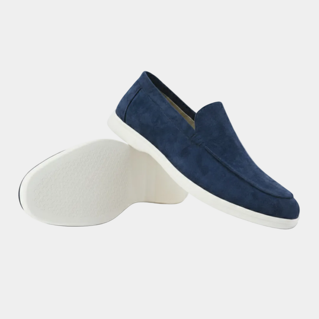 Mocassins Coutures Apparentes À Lacets Pour Homme