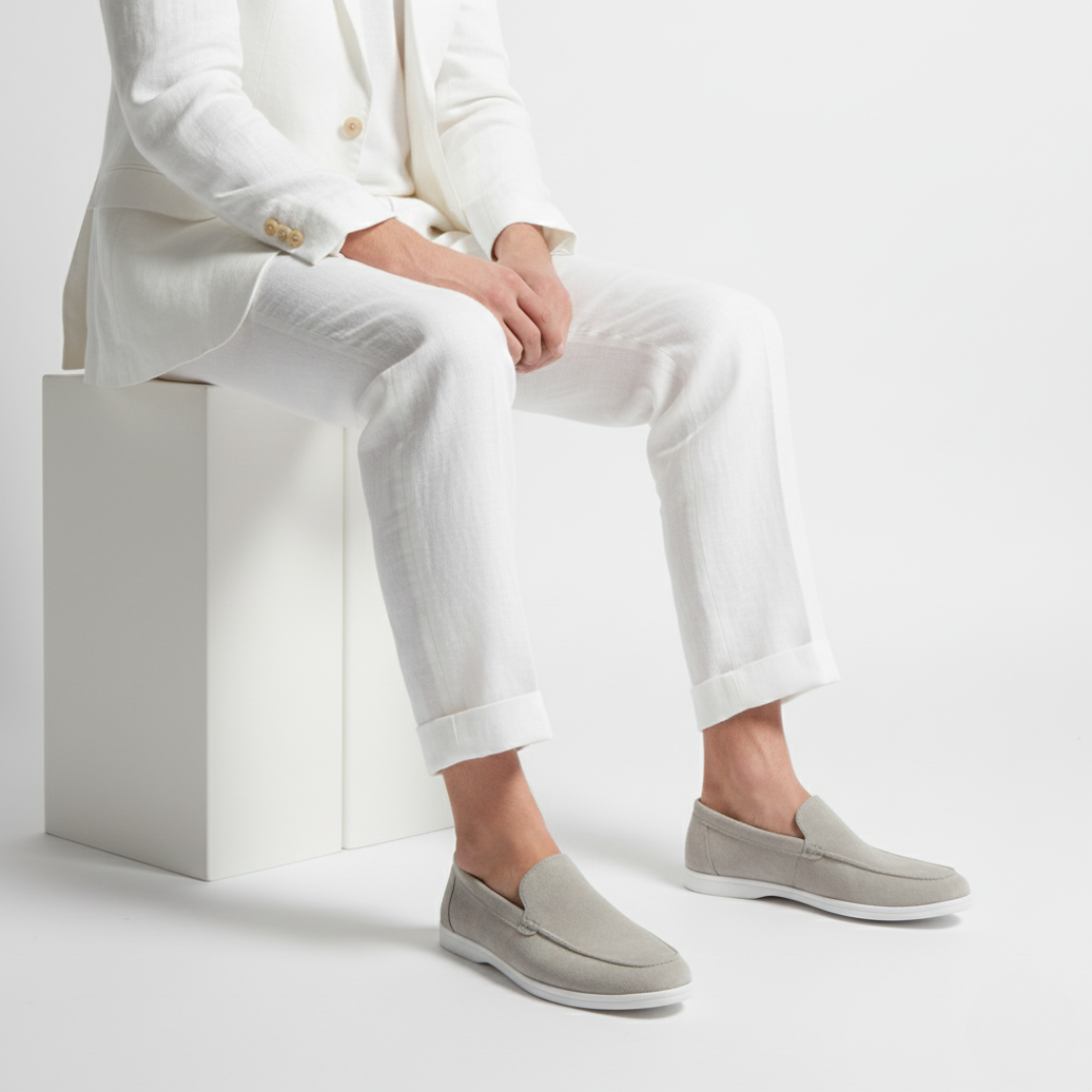 Mocassins Aspect Daim Pour Homme
