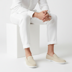 Mocassins Aspect Daim Pour Homme