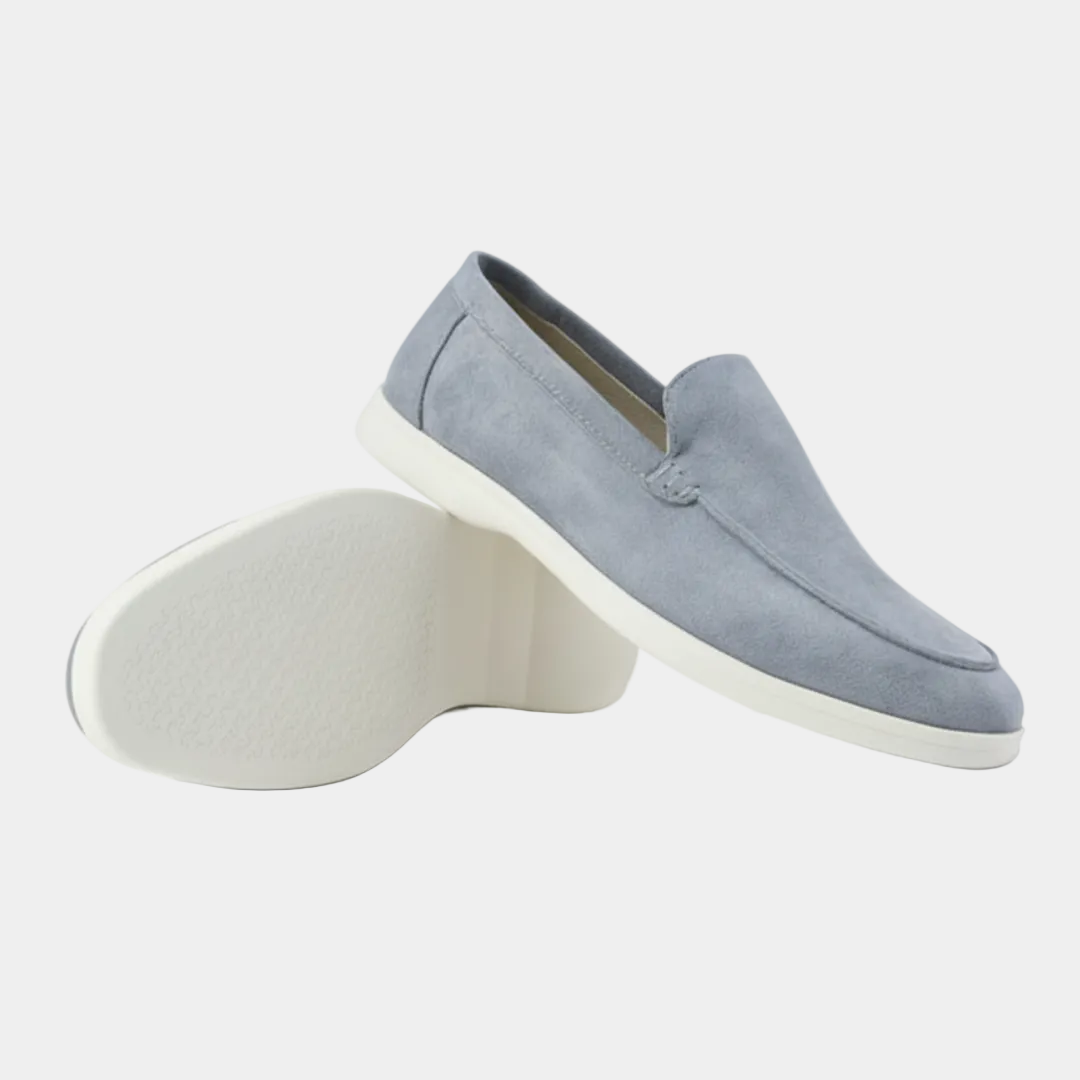 Mocassins Semelle Contrastée À Lacets Coutures Apparentes Pour Homme