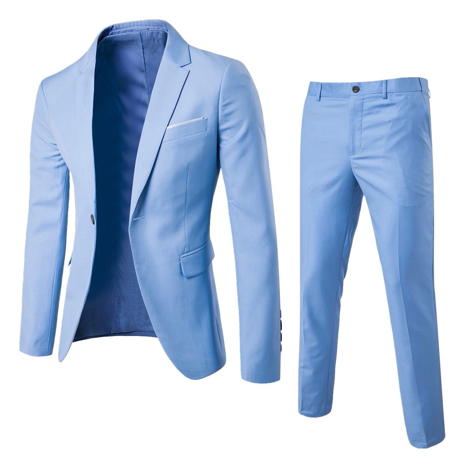 Costume 2 Pièces Col Cranté Pour Homme