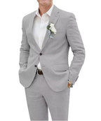 Homme Costume Lin Décontracté