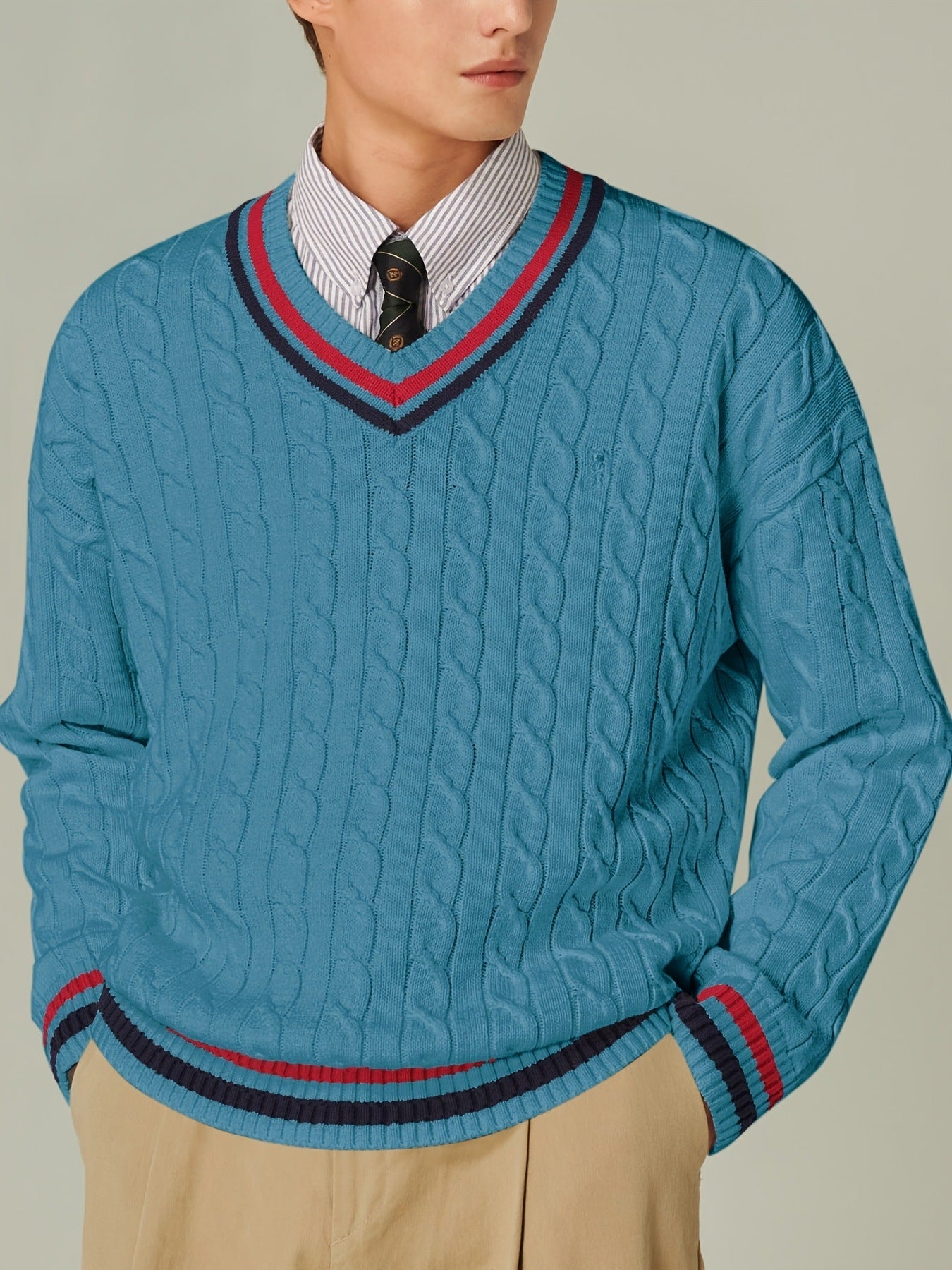Pull Maille Douce Coupe Droite Pour Homme