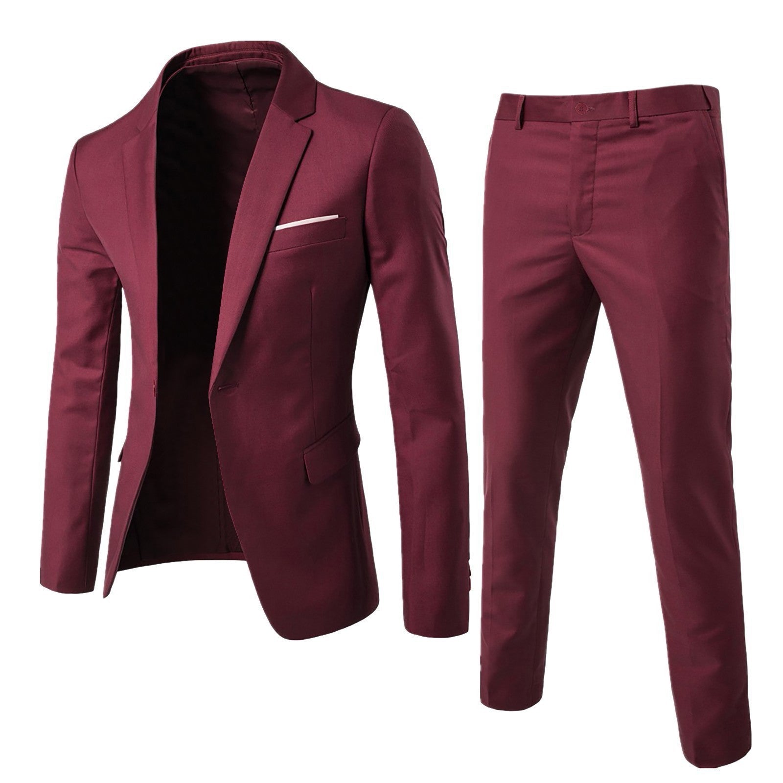Costume 2 Pièces Col Cranté Pour Homme