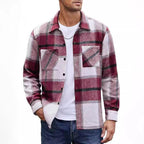 Homme Veste Carreaux Flanelle