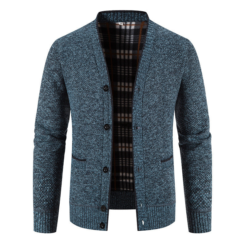 Homme Cardigan Col V