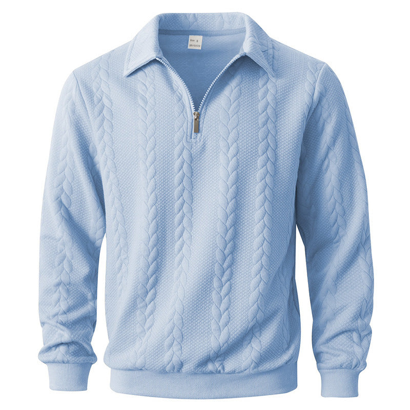 Polo Maille Côtelée Coupe Tailleur Pour Homme