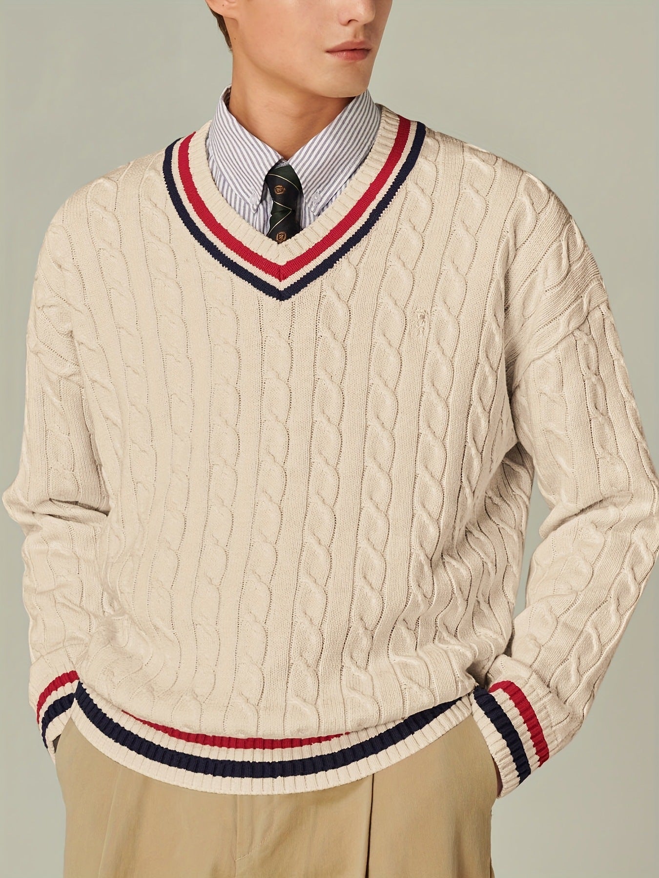 Pull Maille Douce Coupe Droite Pour Homme