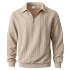 Polo Maille Côtelée Coupe Tailleur Pour Homme
