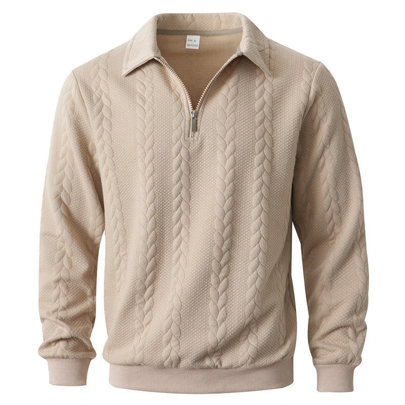 Polo Maille Côtelée Coupe Tailleur Pour Homme