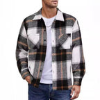 Homme Veste Carreaux Flanelle