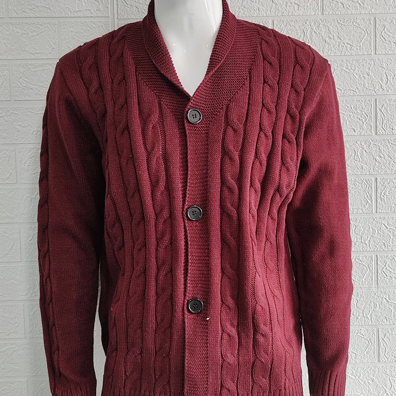 Cardigan Matière Stretch Coupe Ample Pour Homme