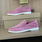 Homme Mocassins Aspect Daim