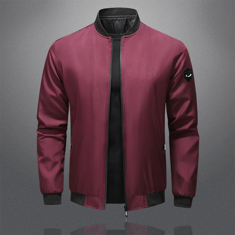 Blouson Teddy Coupe Droite Pour Homme