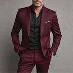 Homme Costume Deux Pièces