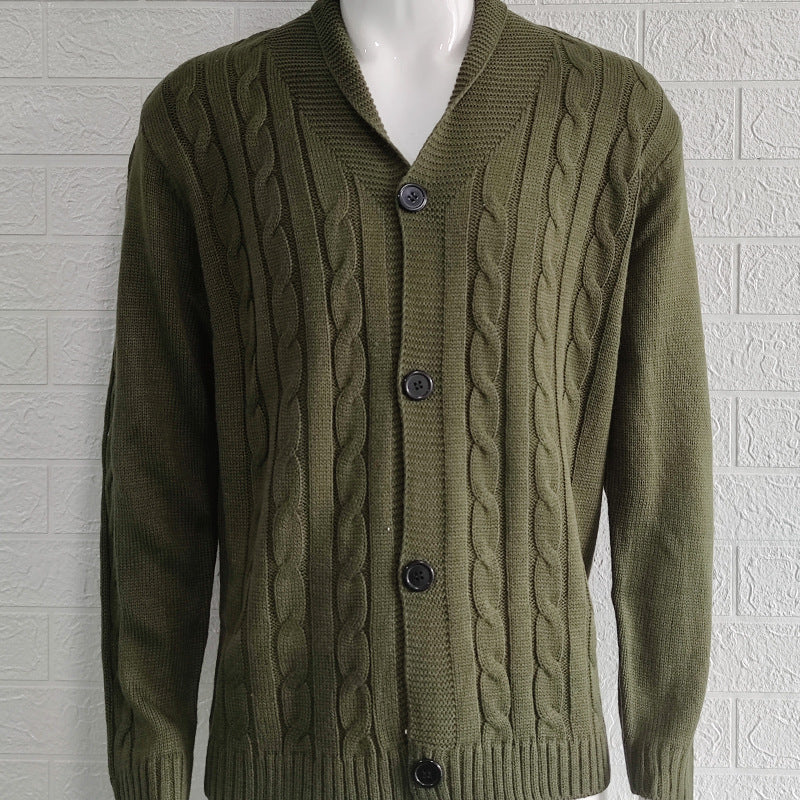Cardigan Matière Stretch Coupe Ample Pour Homme