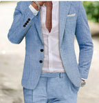 Homme Costume Coupe Ajustée
