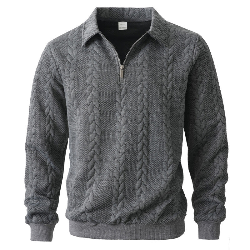 Polo Maille Côtelée Coupe Tailleur Pour Homme