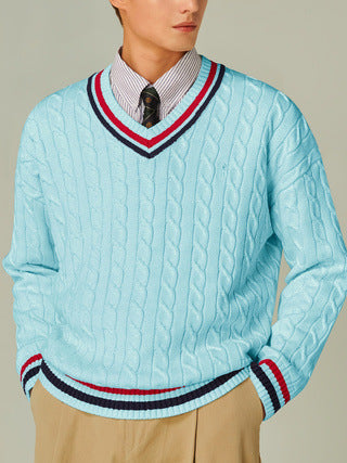 Pull Maille Douce Coupe Droite Pour Homme