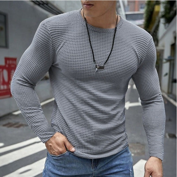 Pull Fin Matière Stretch Pour Homme