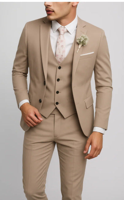 Homme Costume Coupe Ajustée