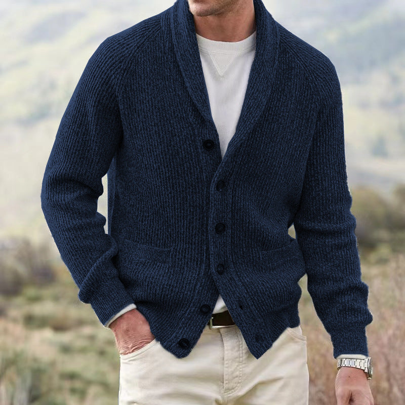 Homme Cardigan Maille Boutonné