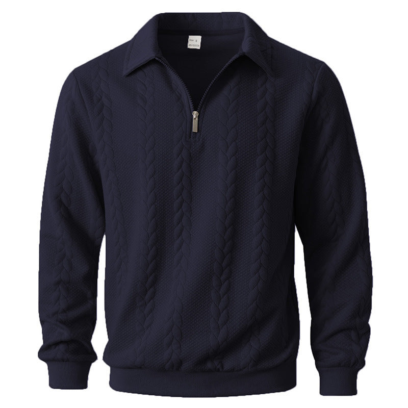 Polo Maille Côtelée Coupe Tailleur Pour Homme
